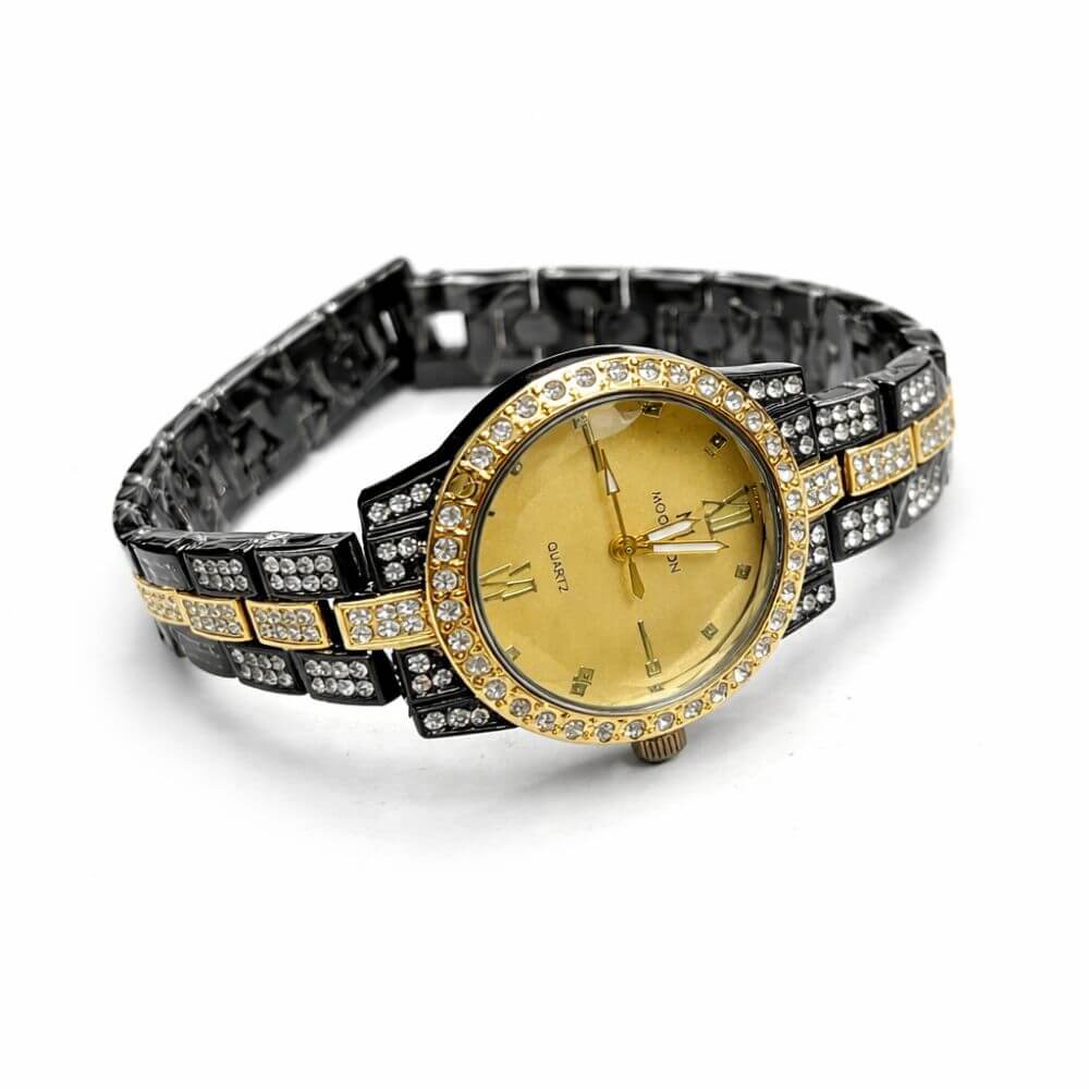 Black & Golden Luxe Spark Watch